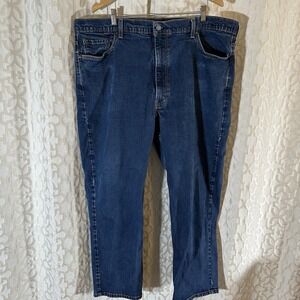 Levi's 550 Mens Relaxed Fit Jeans Big Tall Blue Denim 46 X 30